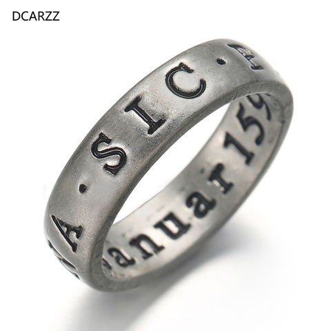 DCARZZ-anillo delicado de los ultimos anillos de los Estados Unidos, juego de Pascuas Punk, joyería gótica, anillo inicial de fiesta, regalo para mujer ► Foto 1/5