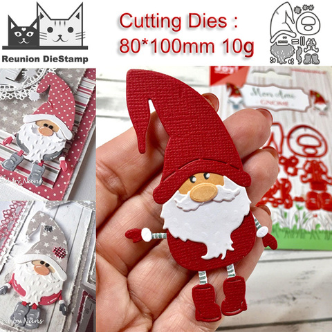 Plantillas de corte de Metal de Papá Noel, para álbum para recortes de fotos, tarjetas decorativas de gofrado de papel DIY, reunión de Navidad ► Foto 1/6