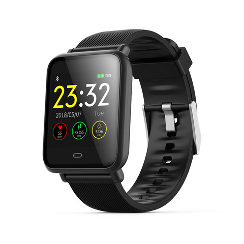 Reloj inteligente Q9 de presión arterial con Bluetooth, reloj inteligente para hombres y mujeres, reloj inteligente deportivo, rastreador a prueba de agua para teléfono Android Ios ► Foto 1/5