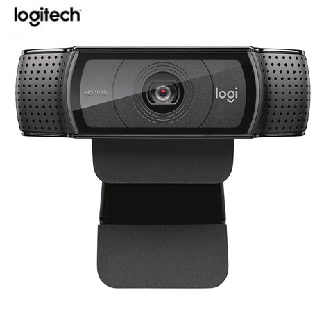 Logitech-cámara web C920 HD 1080P Pro, pantalla ancha, grabación de videollamadas, cámara de 15MP ► Foto 1/1