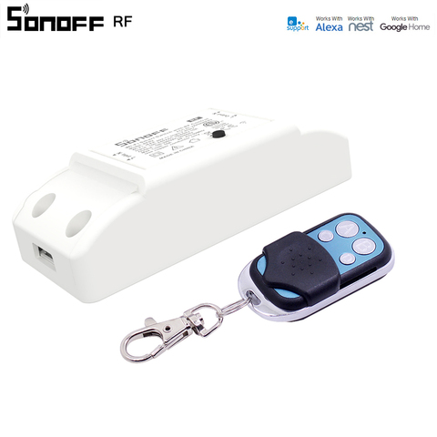 Itead Sonoff RF WiFi inteligente interruptor receptor RF de 433 Mhz inteligente inalámbrico remoto Control para casa inteligente Wifi interruptor 10A 2200 W ► Foto 1/6