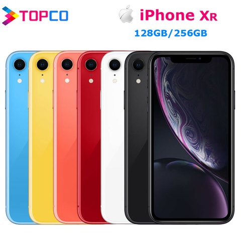 IPhone XR 128GB/256GB teléfono móvil Original desbloqueado de fábrica 4G LTE 6,1 