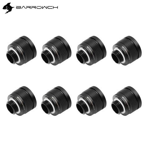 Barrowch-accesorios duros para tubos de agua, conector refrescante de ajuste G1/4 de rosca PETG acrílico, serie Lobezno, 14/16MM, súper antiapagado, 8 Uds. ► Foto 1/6