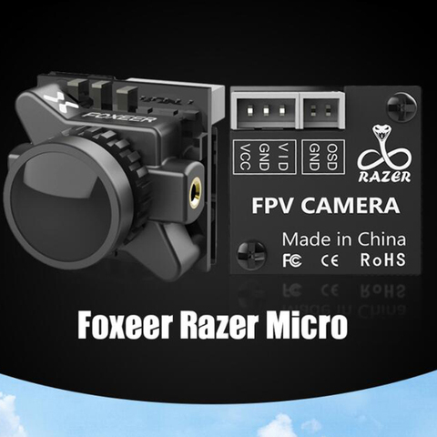 Foxeer-cámara Micro 1200TVL FPV deportiva, videocámara PAL NTSC conmutable, lente de 1,8mm, latencia 4ms para Drones FPV ► Foto 1/4