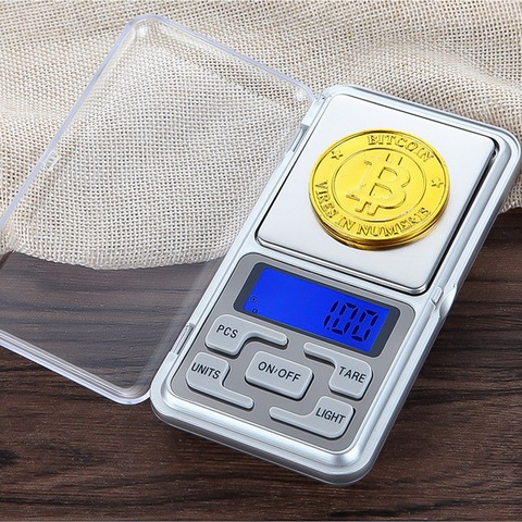 Gran oferta 200g/300g/500g x 0,01g/0,1g/Mini precisión bolsillo balanza Digital electrónica para joyas de oro equilibrio balanzas de gramos 1pc ► Foto 1/6