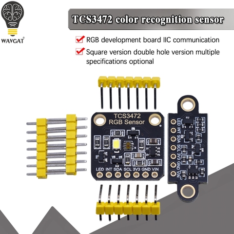 Módulo de reconocimiento de Sensor de Color TCS34725, placa de desarrollo RGB IIC para laboratorio Arduino STM32 ► Foto 1/6