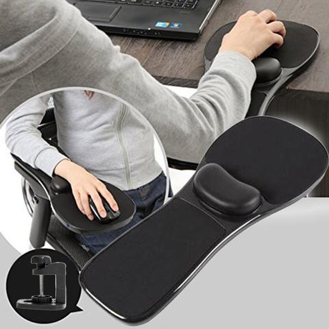 Codo del ratón de la computadora, brazo resto soporte silla escritorio reposabrazos hogar Oficina muñeca Mouse Pad ► Foto 1/6