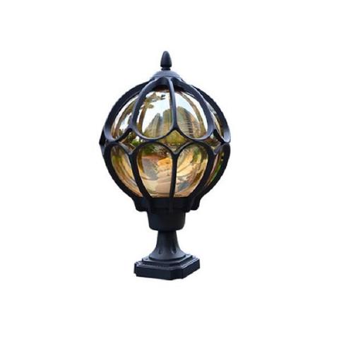 Lámpara de Pilar impermeable para exteriores, luz de poste de pared Vintage, lámpara de paisaje de jardín Retro, pantalla de lámpara de cristal de jardín al aire libre led Villa ► Foto 1/6