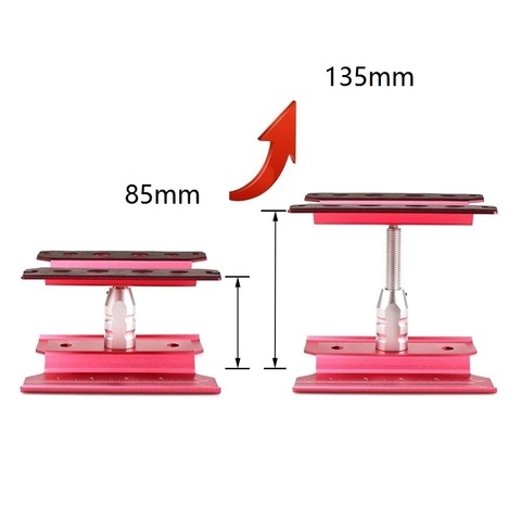 Plataforma de montaje de estación de reparación de metales para coches teledirigidos, soporte de trabajo, piezas de modelo, accesorios, 1/8, 1/10 ► Foto 1/5