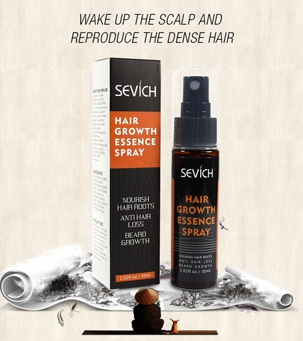 Sevich pelo rápido crecimiento aceite de esencia para la pérdida de cabello tratamiento para el crecimiento del cabello ayuda cabello producto orgánico Natural de 1 Uds 30ml ► Foto 1/6