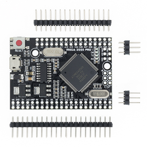 MEGA 2560 PRO incrustado Chip CH340G/ATMEGA2560-16AU con alfiler macho Compatible con Arduino Mega2560 ► Foto 1/6