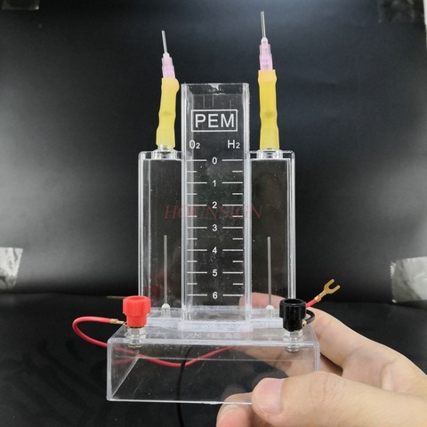 Hidrógeno y oxígeno, instrumento de enseñanza la electrólisis del agua experimentador demostración de química la electrólisis del agua instrumento ► Foto 1/5