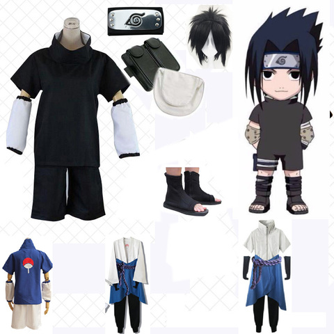 Anime Naruto Uchiha Sasuke Cosplay disfraces 4 estilos hombres elegante  fiesta uniforme traje con arma accesorios para Halloween ropa - Historial  de precios y revisión | Vendedor de AliExpress - ONTE(Ledundudu) Store |  