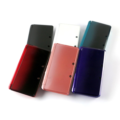 Funda de carcasa completa de repuesto de 6 colores con pegatina de lente de pantalla de botón para consola de juegos nintendo 3DS ► Foto 1/6