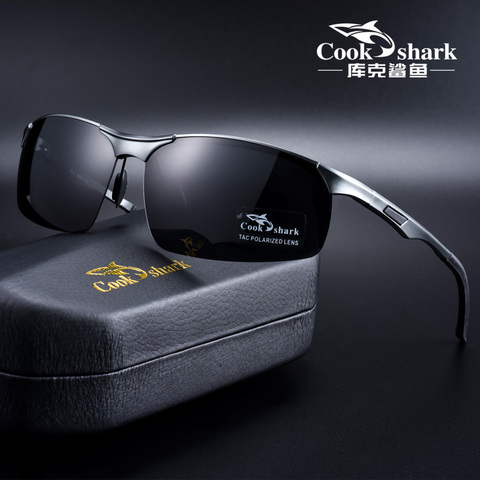 Cook Shark-gafas de sol de magnesio y aluminio para hombre, lentes de sol polarizadas HD para conducir, 2022 ► Foto 1/6