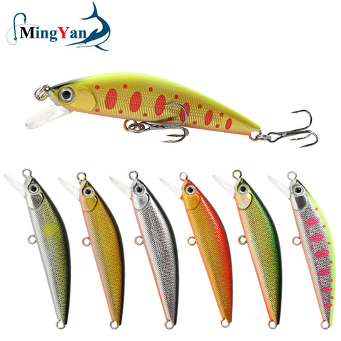 1 Uds. De señuelo de pesca de pececillo que se hunden, 63mm, 8g, cebo duro japonés Artificial, Lucio, Wobblers, Crankbait, equipo de pesca de carpa ► Foto 1/6