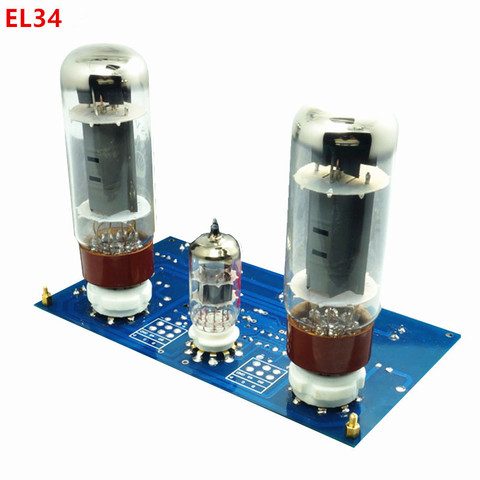 AMPLIFICADOR DE POTENCIA DE UN solo extremo, tubo de clase A, EL34, el34b, 10W, kit de placa diy ► Foto 1/6