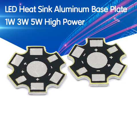 Disipador de calor LED de alta potencia, placa Base de aluminio, 1W, 3W, 5W, 10 Uds. ► Foto 1/5