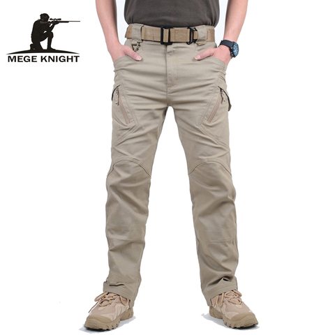 Mege-pantalones de camuflaje tácticos de algodón para hombre, ropa militar de combate del Ejército de los EE. UU., pantalones informales para correr, ropa de calle, equipo Airsoft ► Foto 1/6