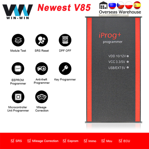 Programador clave IPROG Pro 2022 ECU, odómetro IMMO, corrección de kilometraje, Airbag, reinicio, V85, PK, DIGIPROG 3, Carprog ► Foto 1/6