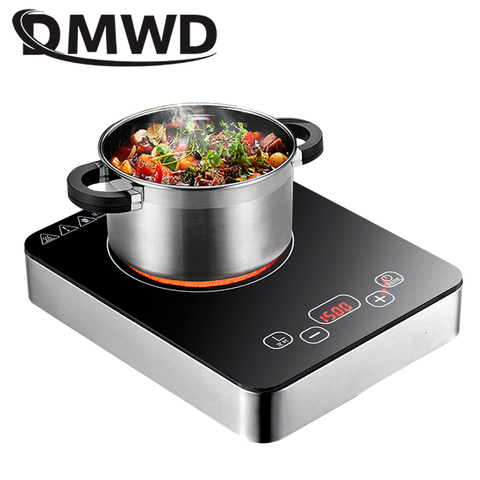 DMWD-estufa eléctrica multicooker, mini olla de inducción, calentador de agua y café, cocina vitrocerámica, ahorro de energía ► Foto 1/6