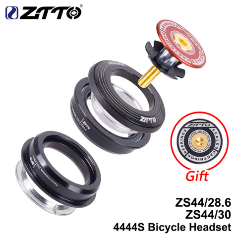 Auriculares ZTTO MTB de columna de dirección de bicicleta de carretera 44mm 1-1/8 