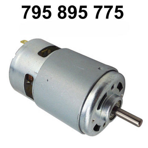 12V 24V Motor CC de alta velocidad 6000-12000RPM diámetro del eje 5MM Velocidad Ajustable invertida eléctrico 12V Motor con rodamiento de bolas ► Foto 1/6