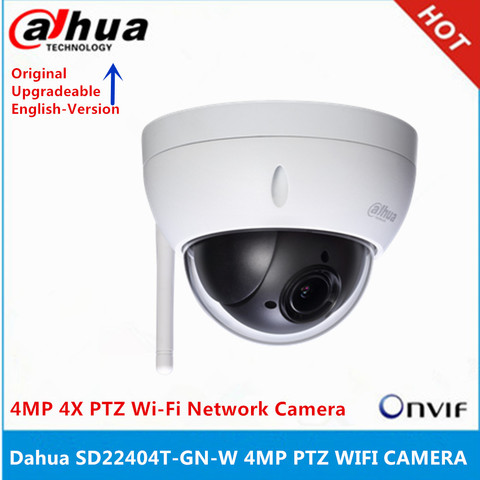 Dahua-cámara SD22404T-GN-W con WIFI, 4MP, 4X, Zoom, PTZ, H.265, WDR, ICR, IVS, detección facial, IP66, IK10, Onvif, cámara IP CCTV ► Foto 1/2