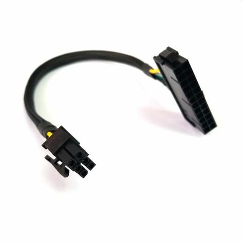 ATX PSU estándar 24Pin hembra a 6 P hombre interior conversor adaptador de corriente Cable para Dell 6 PIN 3060 de 5060 de 7060 placa base ► Foto 1/1