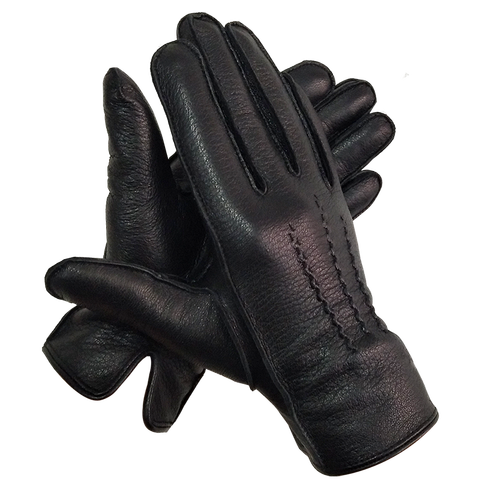 HighShine-guantes de vestir de cuero para hombre, guantes cálidos de lana de conducción con pantalla táctil, forrado de Cachemira, para invierno ► Foto 1/6