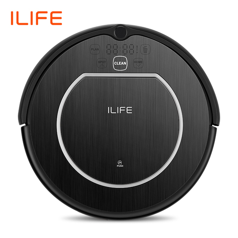 ILIFE V55 Pro aspiradora Robot barrido y mopa Virtual limpieza planificada potente succión para el cabello de mascota y piso duro ► Foto 1/1