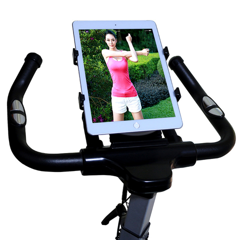 Universal 7-11 pulgadas ajustable en la puerta cinta de correr bicicleta montaje soporte para Samsung iPad Huawei lenovo Tablet PC soporte ► Foto 1/6