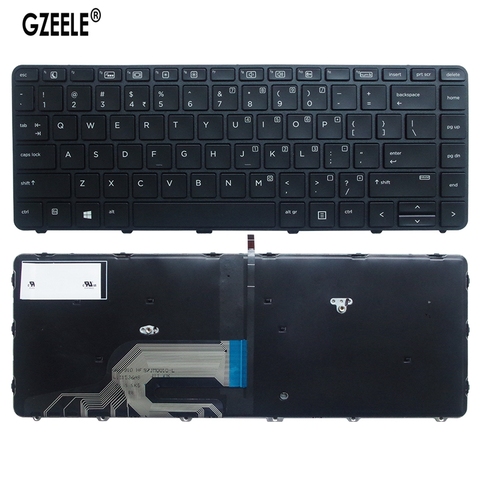 Teclado retroiluminado para portátil para HP, para Probook 430 G3 440 G3 430 G4 440 G4 nos teclado Marco de fondo con apuntando stick ► Foto 1/5