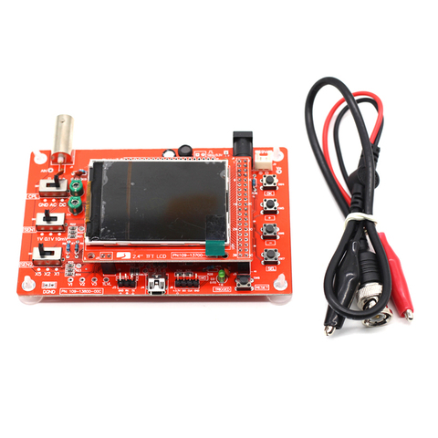 Kit de osciloscopio Digital DIY TFT LCD de 2,4 pulgadas con pinza de prueba de sonda de cocodrilo, para funda DSO138 P6100 ► Foto 1/6