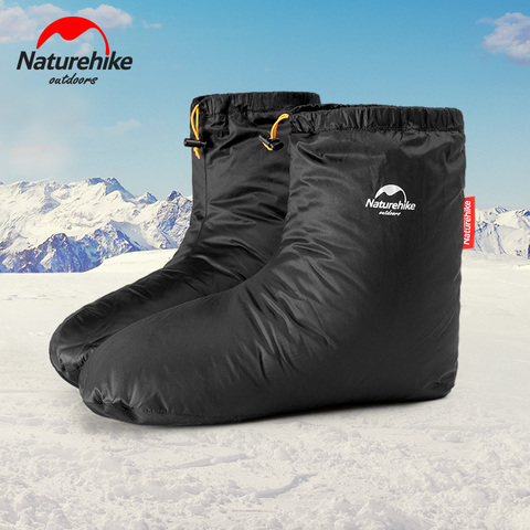 Naturehike-calzado aislante de ganso blanco para hombre y mujer, impermeable, interior, cálido, para invierno ► Foto 1/6