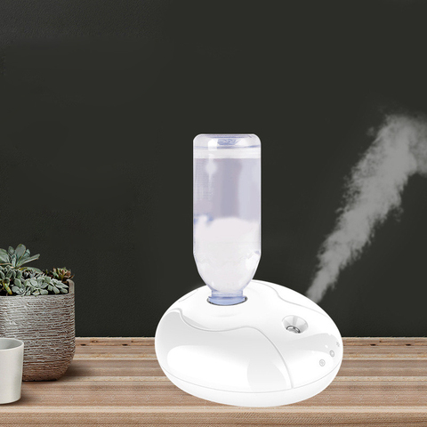 ELOOLE-humidificador de aire portátil con soporte para botella, difusor de Aroma con luz LED nocturna por USB, generador de niebla para Humidificación en el hogar y la Oficina ► Foto 1/5