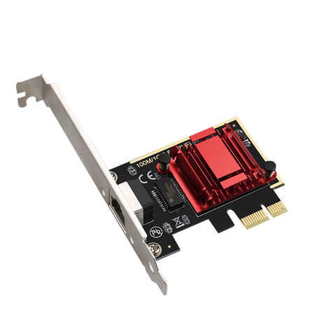 Tarjeta de red Gigabit TXA092 PCIE a 2,5 Gbps tarjeta de red Ethernet adaptador de red PCI-E compatible con Ros Gaming PXE Tarjeta sin disco ► Foto 1/6