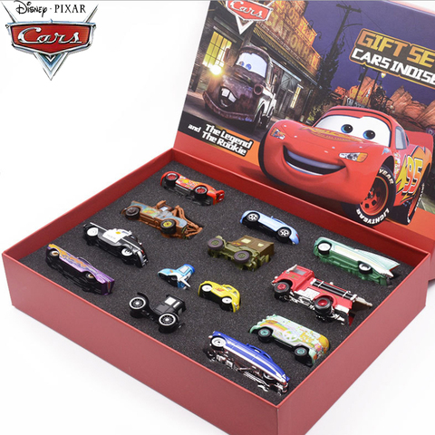 Disney-Set de figuras de la película Cars 3 de metal, juguete de modelo de coche, a escala 1:55, con diseño de relámpago McQueen, Jackson, Mack, tío Truck, regalo para para cumpleaños ► Foto 1/6