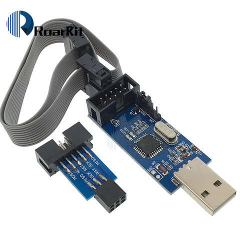 Cable de descarga LC-01 USBASP AVR/programador AVR/51 ISP, programación de líneas descendentes/AVR ISP/USB ISP ► Foto 1/6