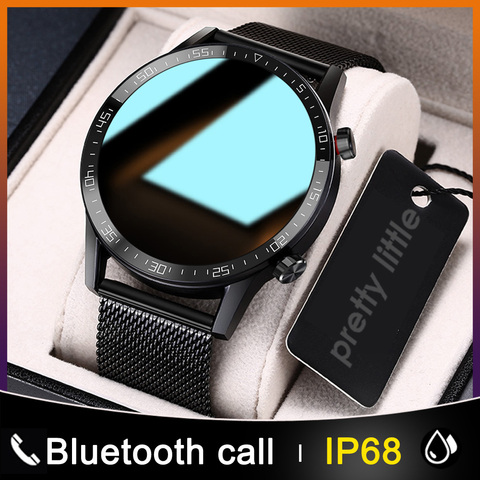 Reloj inteligente L13 IP68 para hombre, impermeable, ECG, PPG, Bluetooth, llamadas, control del ritmo cardíaco y de la presión sanguínea, deportes ► Foto 1/6