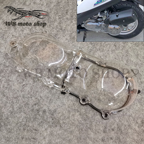 Cubierta de embrague para coche, cubierta de arranque de embrague, cubierta lateral de Borde transparente, para Honda DIO AF18, AF27, AF28, AF24, Giorno, AF52, Julio ► Foto 1/6