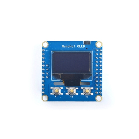 NanoHat-controlador de programación OLED Python, código abierto, compatible con NanoPi NEO NEO2 Air, etc., con toma de interfaz de audio de 3,5mm ► Foto 1/1