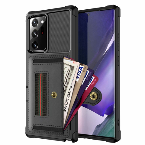 Funda de bolsillo a prueba de golpes para teléfono móvil, funda de protección completa para Samsung Galaxy Note 20 Ultra 10 9 S9 S20 S10 Plus ► Foto 1/6