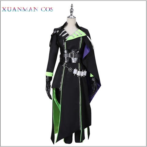 Twisted-Wonderland-Disfraz de Cosplay, belleza durmiente, Diasomnia, Malleus, Draconia, chaqueta, pantalones, uniforme para hombre, talla asiática ► Foto 1/5