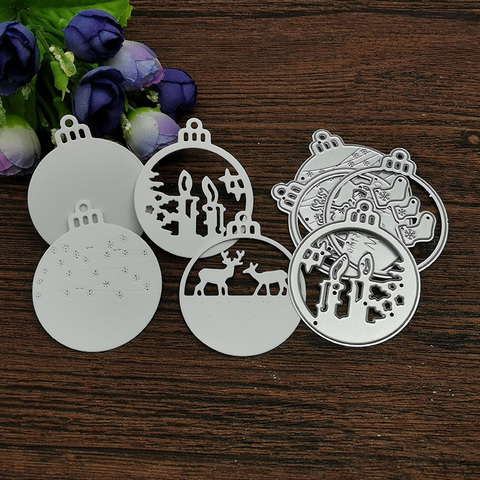 4pc Navidad bell snowflak de corte de Metal muere plantillas para bricolaje Scrapbooking decorativo Manualidad en relieve de corte de plantilla ► Foto 1/6