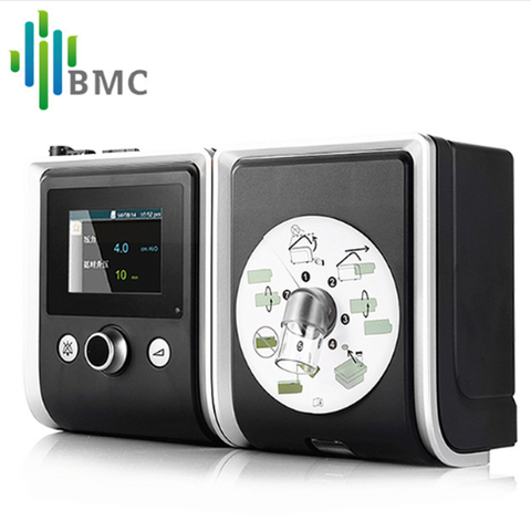 BMC E-20C máquina GII CPAP para el sueño, tratamiento de ronquidos, ventilador no irrigador con máscara Nasal NM4 y humidificador, envío gratis ► Foto 1/6