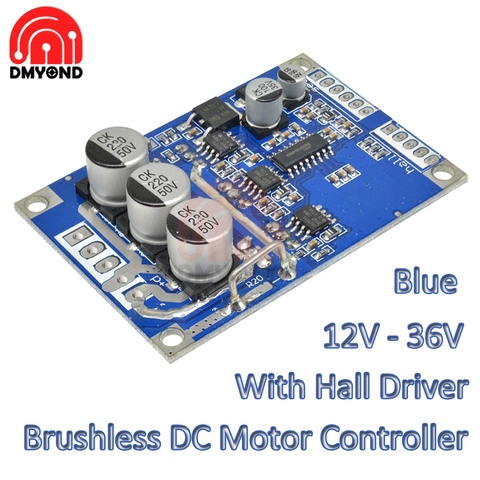 Controlador de velocidad del Motor sin escobillas, controlador de velocidad del Motor con balance de Motor de pasillo, placa de Control de controlador de coche, BLDC equilibrado automotriz, DC 12V-36V 500W PWM ► Foto 1/6