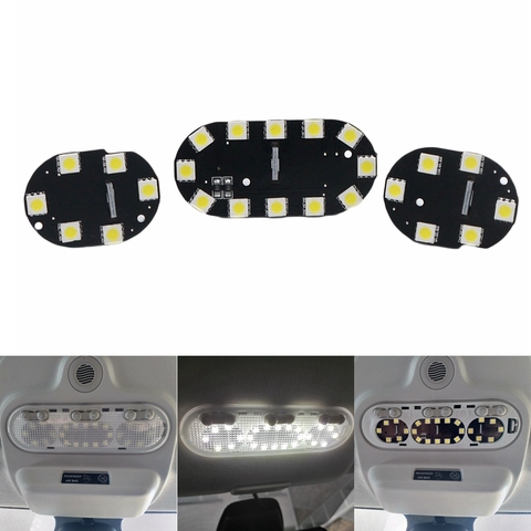 3 unids/set Super brillante Lámpara Led para camión Interior domo y mapa luz de lectura Interior accesorios de coche para Nissan Qashqai ► Foto 1/6