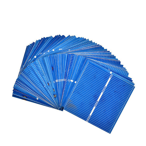 50 Unids China Panel Solar Policristalino Células Solares Para DIY Solar Panel Fotovoltaico Painel Solar DIY Cargador de Batería ► Foto 1/6
