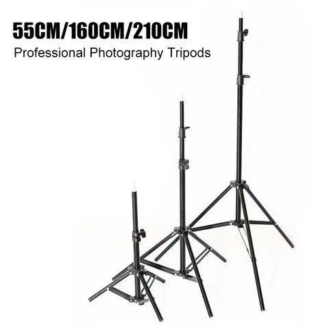 55cm 160cm fotografía profesional Trípodes para fotografía foto estudio Softboxes luces Video en vivo de relleno de luz soportes de apoyo Trípodes para fotografía Kits ► Foto 1/6